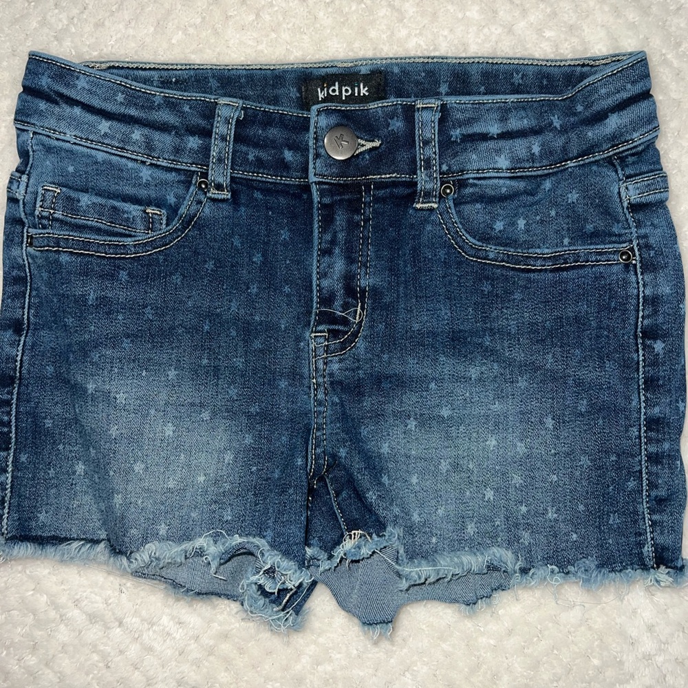 Kidpik Blue Denim Girls Shorts Size 10